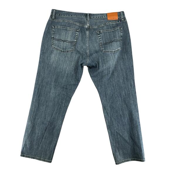 Lucky Brand 221 Original Straight Men's Denim Blue Jeans Dark Wash 38 / 30 - Picture 2 of 7